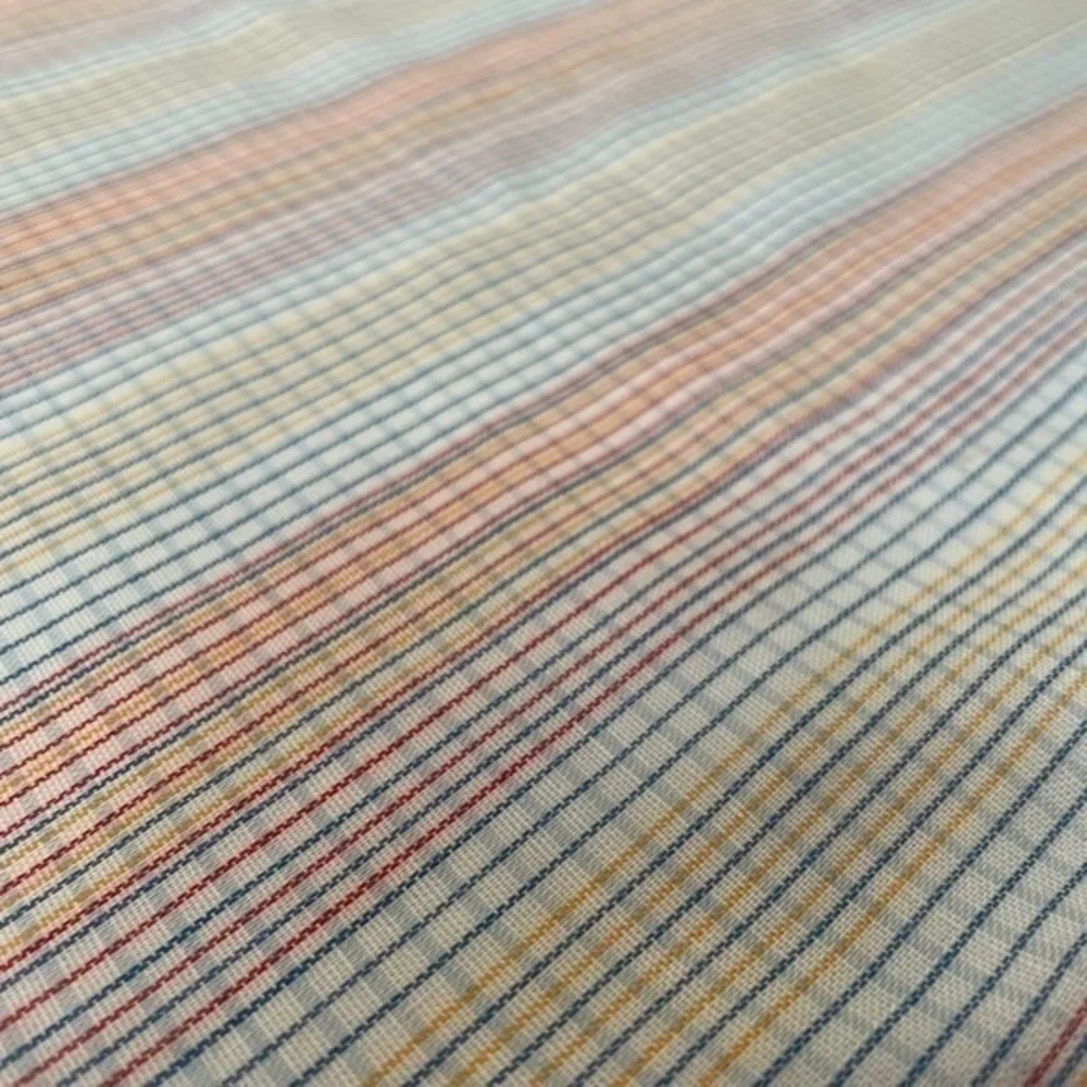 Vintage 1970s CaroLaurie Plaid Bandana Square Scarf